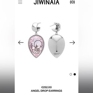 Jiwinaia Angel drop earrings